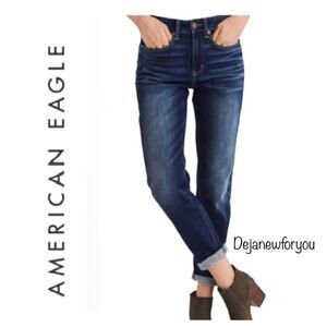 American EagleDark Wash  Tomgirl Jeans Size 0 W26